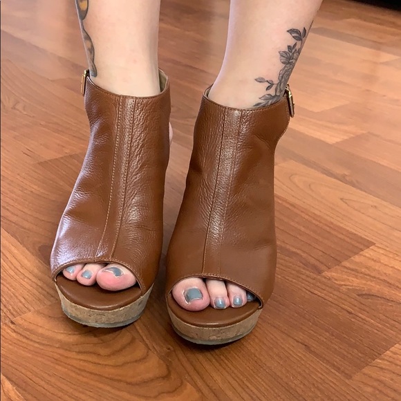 Leather Wedges - Picture 2 of 6